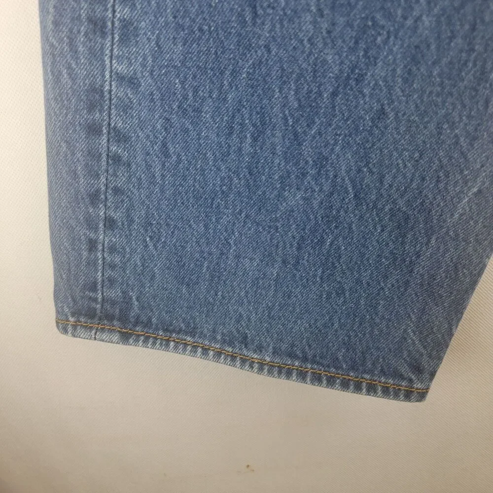 Levi's 501 XX Mens 40x34 Blue Medium Wash Button Fly Straight Leg Jeans